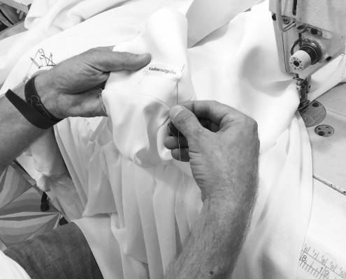 עיצוב שמלת כלה חלקה קולקציה 2019 ע"י ואדים מרגולין